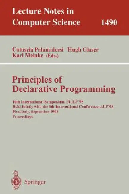 Buy Principles of Declarative Programming (English, Catuscia Palamidessi | Hugh Glaser | Karl Meinke) — BookShops.in