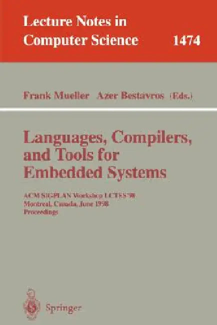 Buy Languages, Compilers, and Tools for Embedded Systems (English, Frank Mueller | Azer Bestavros) — BookShops.in