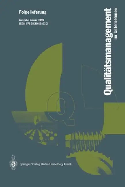 Buy Qualitätsmanagement im Unternehmen (English, Wolfgang Hansen | Gerd F. Kamiske) — BookShops.in