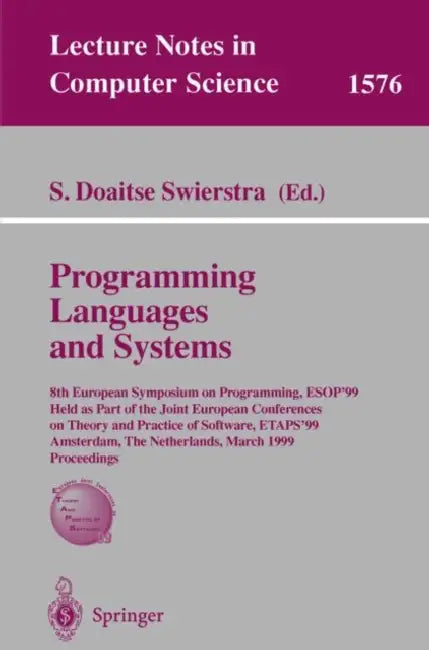 Buy Programming Languages and Systems (English, S. Doaitse Swierstra) — BookShops.in