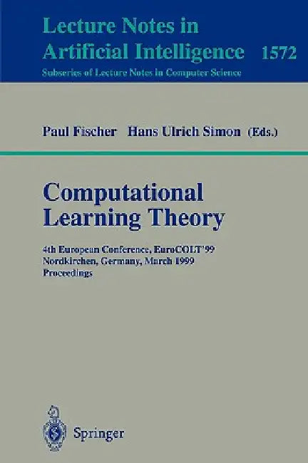 Buy Computational Learning Theory (English, Paul Fischer | Hans U. Simon) — BookShops.in