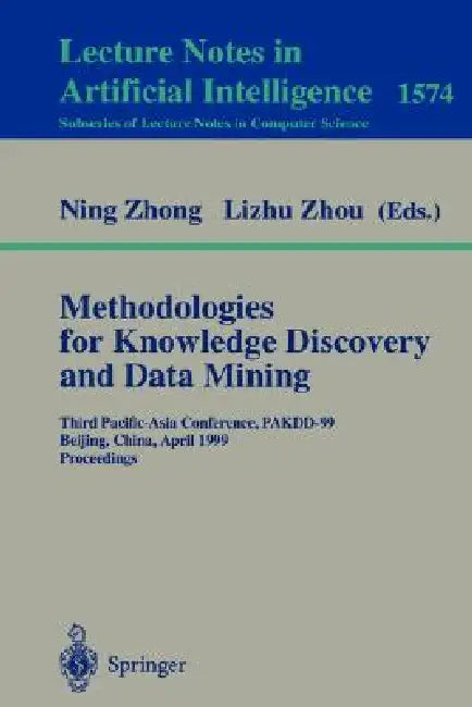 Buy Methodologies for Knowledge Discovery and Data Mining (English, Ning Zhong | Lizhu Zhou) — BookShops.in