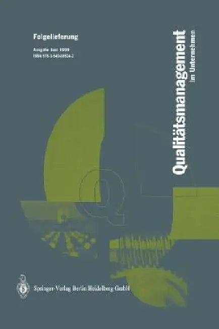 Buy Qualitätsmanagement Im Unternehmen (English, Wolfgang Hansen | Gerd F. Kamiske) — BookShops.in