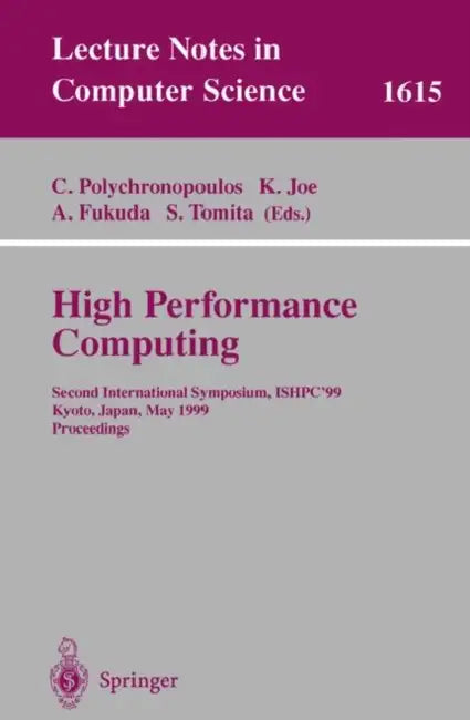 Buy High Performance Computing (English, Constantine Polychronopoulos | Kazuki Joe | Akira Fukuda) — BookShops.in