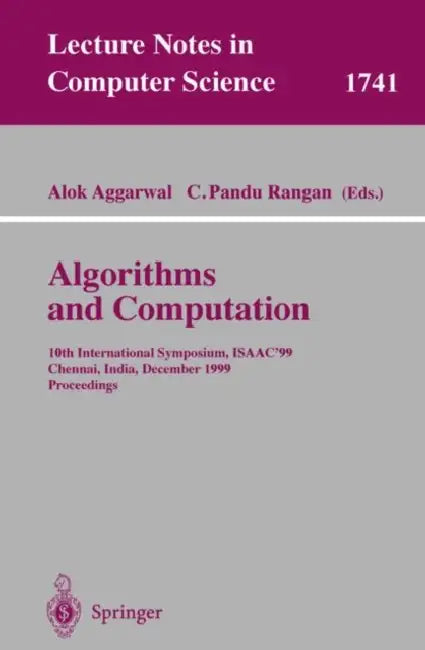 Buy Algorithms and Computations (English, Alok Aggarwal | C. Pandu Rangan) — BookShops.in