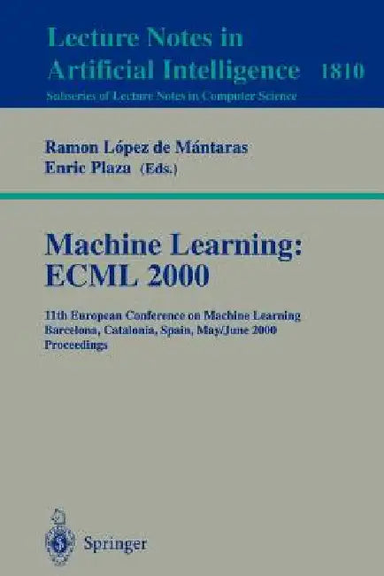 Buy Machine Learning (English, Ramon Lopez de Mantaras | Enric Plaza) — BookShops.in