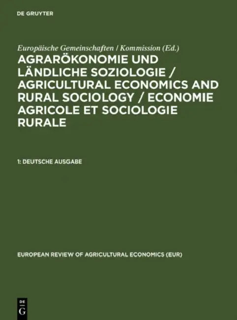 Buy Deutsche Ausgabe (English, Europäische Gemeinschaften) — BookShops.in