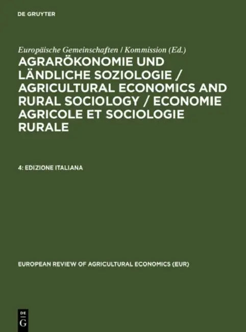 Buy Edizione Italiana (English, Europäische Gemeinschaften) — BookShops.in