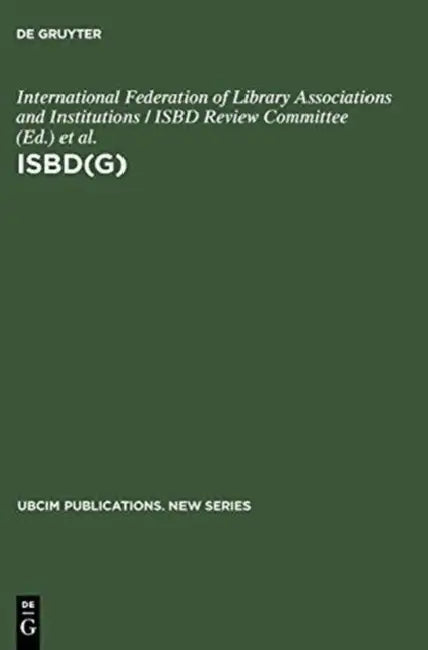 Buy Isbd(g) (English, International Federation of Library Asso | International Federation of Library Asso) — BookShops.in
