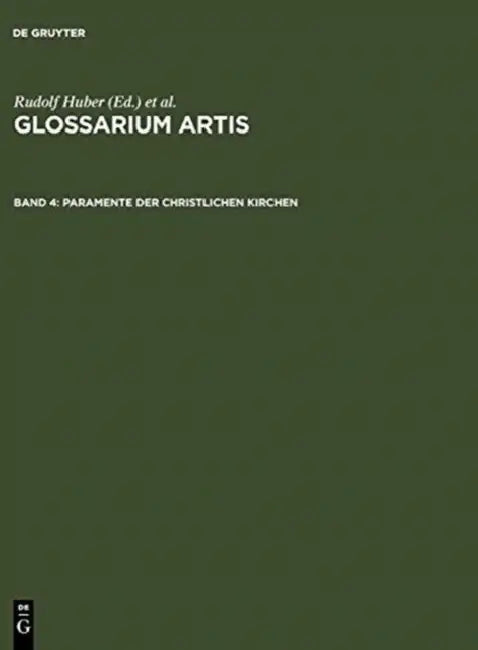 Buy Glossarium Artis/Dictionary of the Arts (English, Rudolf (EDT)/ Rieth, Renate (EDT) Not Available (NA)/ Huber) — BookShops.in