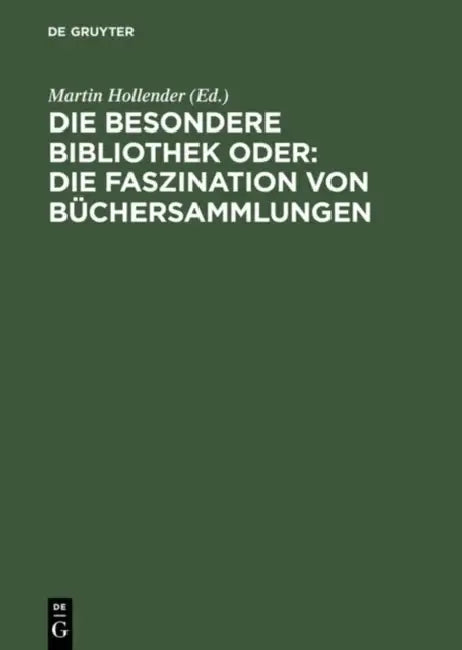 Buy Die Besondere Bibliothek oder (English, Antonius Jammers | Dietger Pforte | Winfried Sühlo) — BookShops.in