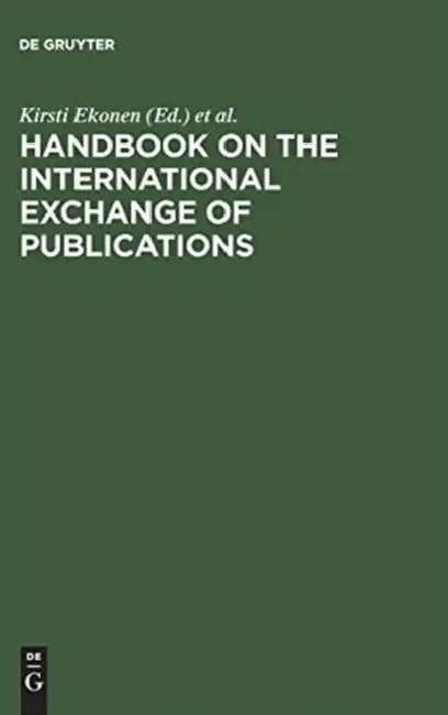 Buy Handbook on the International Exchange of Publications (English, Ifla | Kirsti Ekonen | Paivi Paloposki) — BookShops.in