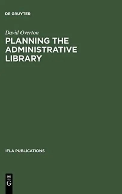 Buy Planning the Administrative Library (English, David Overton) — BookShops.in