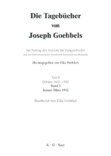 Buy Januar - März 1942 (English, Elke Fröhlich) — BookShops.in