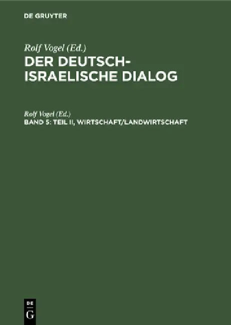 Buy Teil II, Wirtschaft/Landwirtschaft (English, Rolf Vogel) — BookShops.in