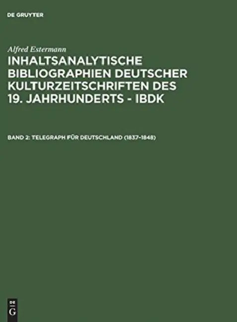 Buy Telegraph Für Deutschland 1837–1848 (English, Alfred Estermann) — BookShops.in