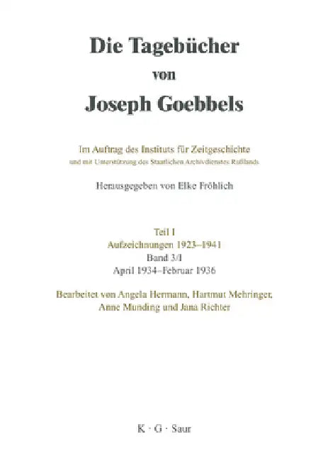 Buy April 1934 - Februar 1936 (English, Angela Hermann | Hartmut Mehringer | Anne Munding) — BookShops.in
