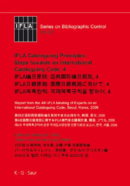 Buy IFLA Cataloguing Principles (English, Barbara B. Tillett | Jaesun Lee | Ana Lupe Cristán) — BookShops.in