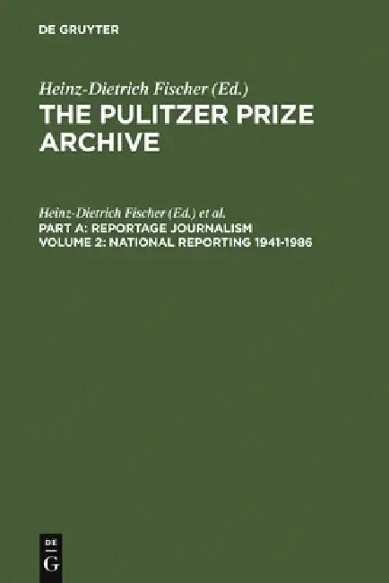 Buy National Reporting 1941-1986 (English, Heinz-Dietrich Fischer | Erika J. Fischer) — BookShops.in