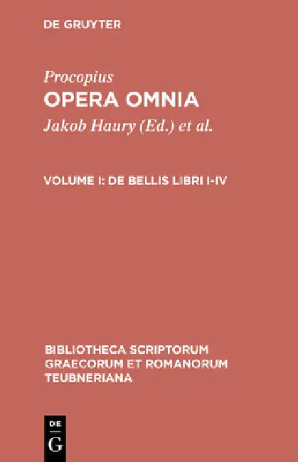 Buy de Bellis Libri I-IV (English, Procopius | Jakob Haury | Gerhard Wirth) — BookShops.in