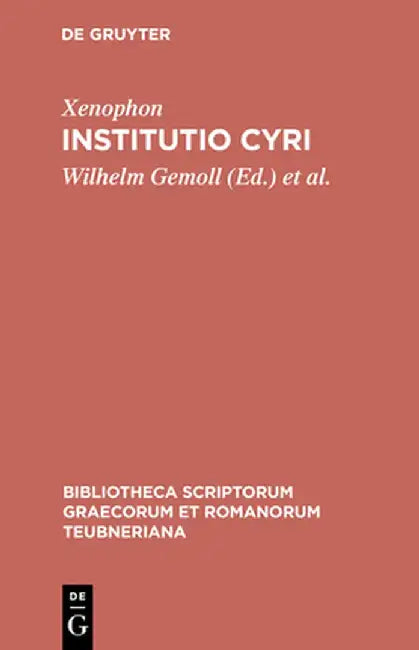 Buy Institutio Cyri (English, Xenophon) — BookShops.in