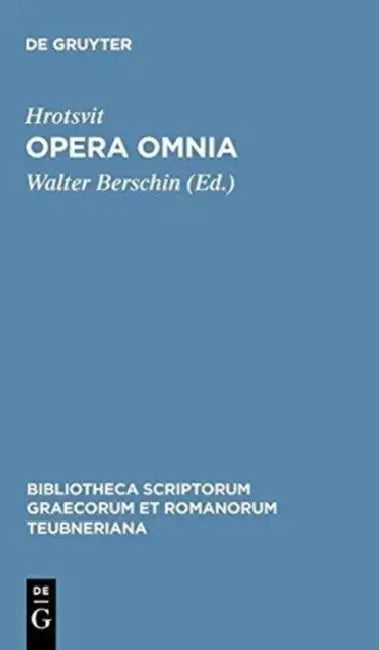 Buy Opera Omnia (English, Hrotsvit | Walter Berschin) — BookShops.in