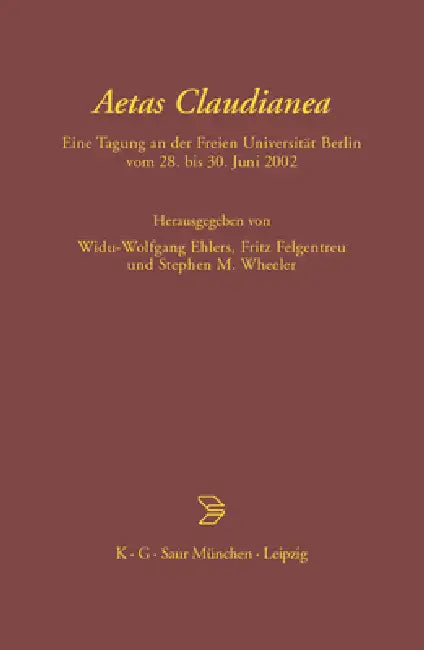 Buy Aetas Claudianea (English, Widu-Wolfgang Ehlers | Fritz Felgentreu | Stephen Wheeler) — BookShops.in