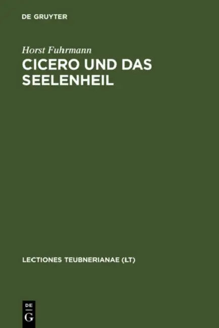 Buy Cicero und das Seelenheil (English, Horst Fuhrmann) — BookShops.in