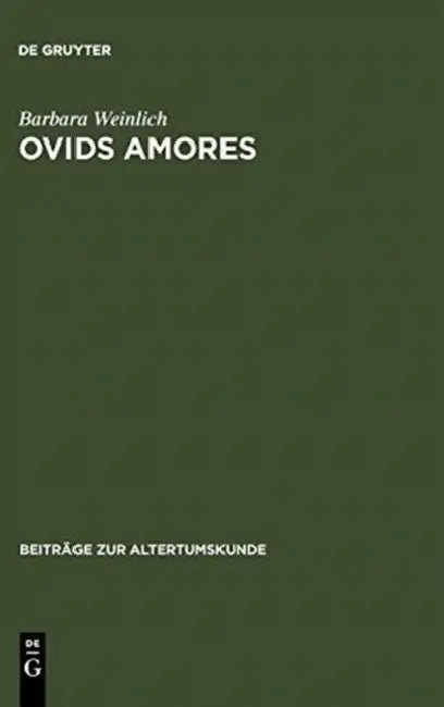 Buy Ovids Amores (English, Barbara Weinlich) — BookShops.in