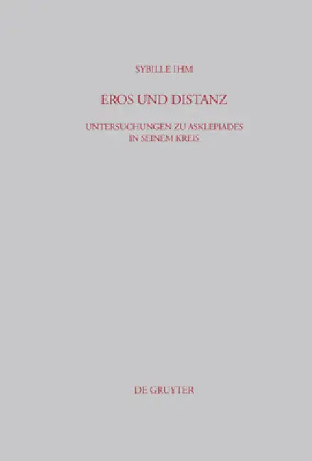 Buy Eros und Distanz (English, Sybille Ihm) — BookShops.in
