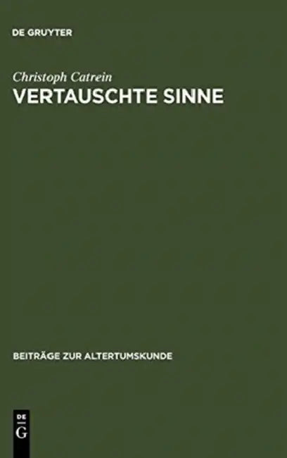 Buy Vertauschte Sinne (English, Christoph Catrein) — BookShops.in
