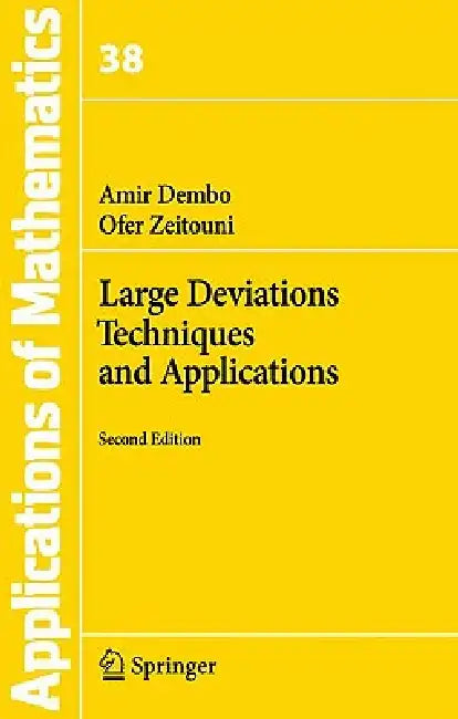 Large Deviations Techniques and Applications (English, Amir Dembo | Ofer Zeitouni)