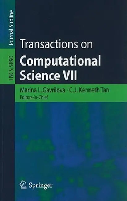 Buy Transactions on Computational Science VII (English, C. J. Kenneth Tan) — BookShops.in