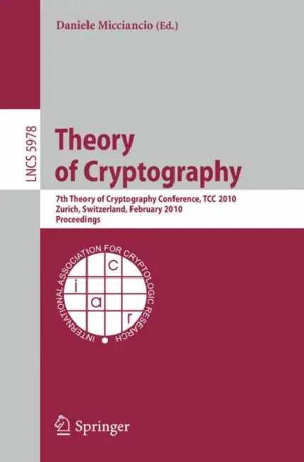 Buy Theory of Cryptography (English, Daniele Micciancio) — BookShops.in