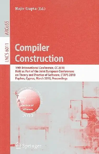 Buy Compiler Construction (English, Rajiv Gupta) — BookShops.in