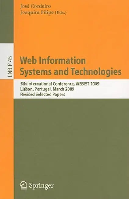 Buy Web Information Systems and Technologies (English, José Cordeiro | Joaquim Filipe) — BookShops.in