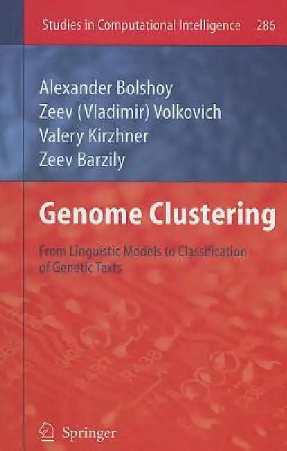 Buy Genome Clustering (English, Alexander Bolshoy | Zeev Volkovich | Valery Kirzhner) — BookShops.in
