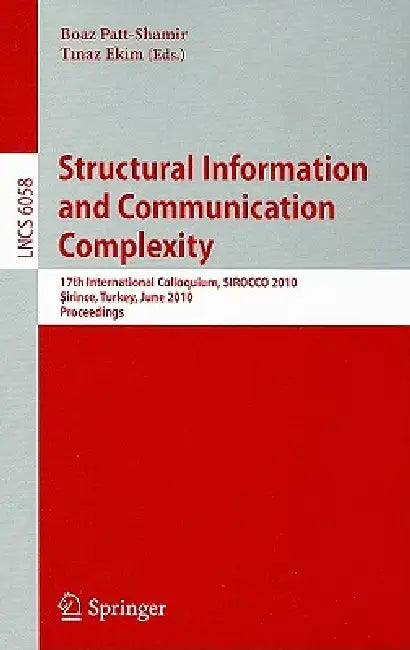 Buy Structural Information and Communication Complexity (English, Boaz Patt-Shamir | Tinaz Ekim) — BookShops.in