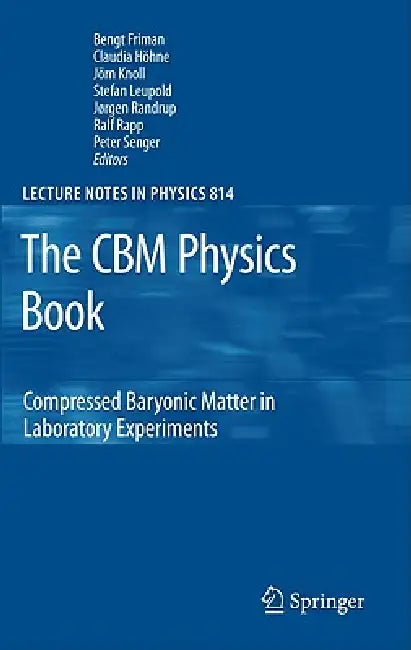 Buy The CBM Physics Book (English, Bengt Friman | Claudia Höhne | Jörn Knoll) — BookShops.in