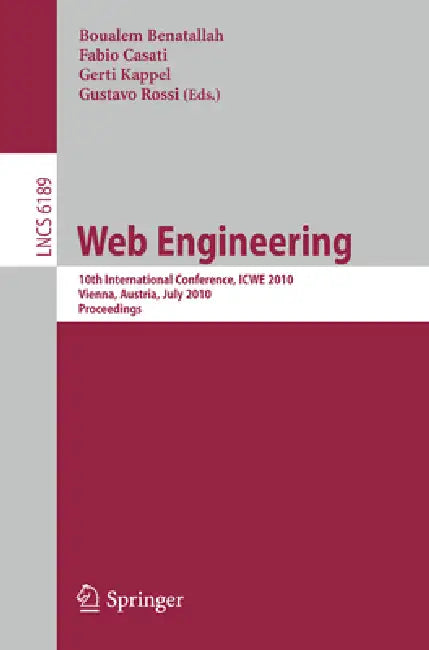 Buy Web Engineering (English, Boualem Benatallah | Fabio Casati | Gerti Kappel) — BookShops.in