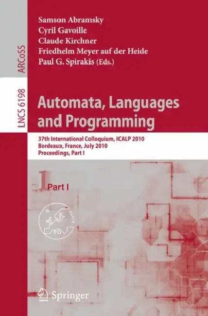 Buy Automata, Languages and Programming (English, Samson Abramsky | Cyril Gavoille | Claude Kirchner) — BookShops.in