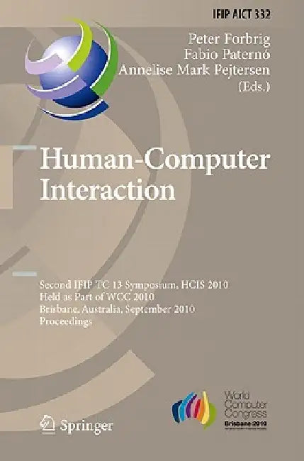 Buy Human-Computer Interaction (English, Peter Forbrig | Fabio Paternó | Annelise Mark Pejtersen) — BookShops.in