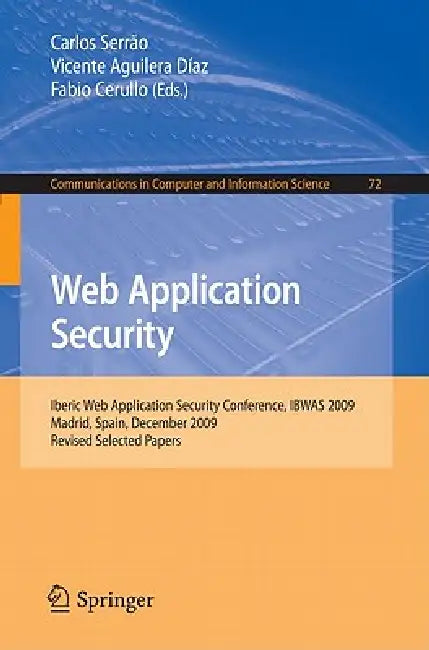 Buy Web Application Security (English, Carlos Serrao | Vicente Aguilera | Fabio Cerullo) — BookShops.in