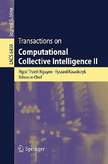 Buy Transactions on Computational Collective Intelligence II (English, Ngoc Thanh Nguyen | Ryszard Kowalczyk) — BookShops.in
