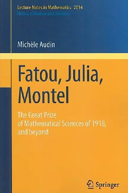 Buy Fatou, Julia, Montel (English, Michèle Audin) — BookShops.in