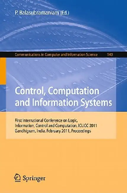 Buy Control, Computation and Information Systems (English, P. Balasubramaniam) — BookShops.in