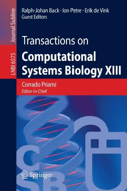 Buy Transactions on Computational Systems Biology XIII (English, Corrado Priami | Ralph-Johan Back | Ion Petre) — BookShops.in