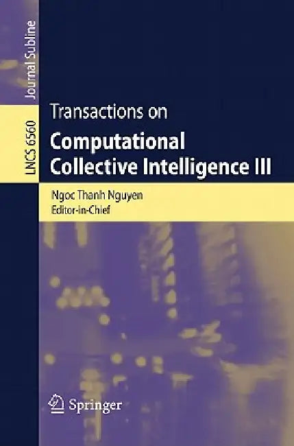 Buy Transactions on Computational Collective Intelligence III (English, Ngoc Thanh Nguyen) — BookShops.in