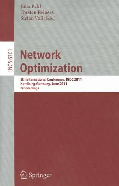 Buy Network Optimization (English, Julia Pahl | Torsten Reiners | Stefan Voß) — BookShops.in