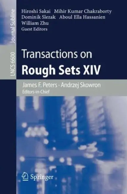 Buy Transactions on Rough Sets XIV (English, James F. Peters | Andrzej Skowron | Hiroshi Sakai) — BookShops.in